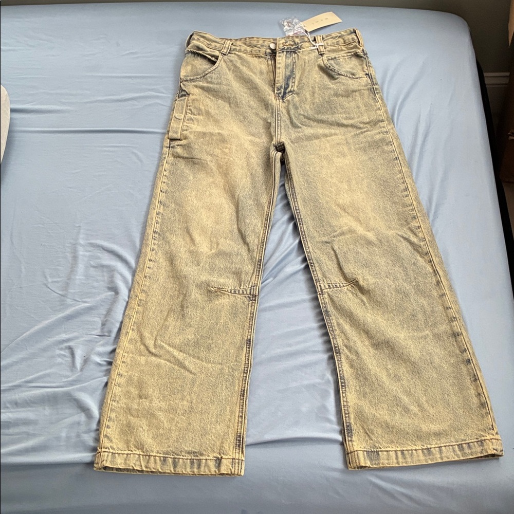 MNML Light Tan Men Jeans